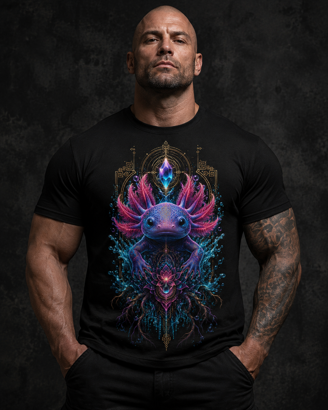 Playera Axolote Místico