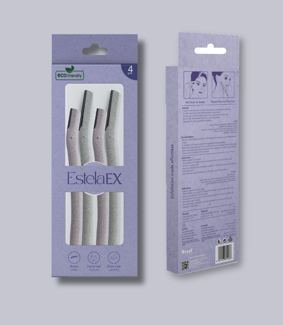 ESTELA EX 4 RAZORS PACK 2 SMALL 2 REGULAR