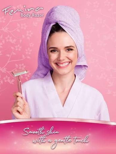 Treet Femina Stainless Steel Single Blade Disposable Razor, 5 Pcs