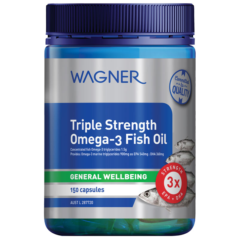 Wagner Triple Strength Omega-3 Fish Oil - 150 Caps