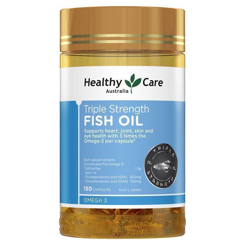 Healthy Care Triple Strength Fish Oil - 150 Caps