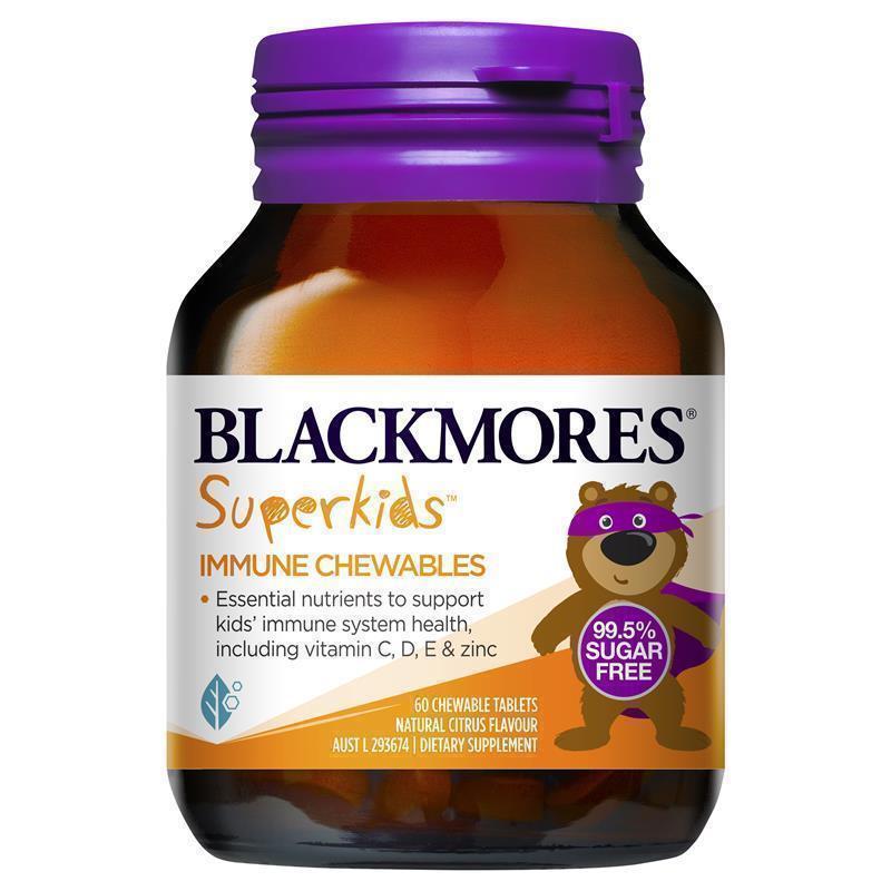 Blackmores Superkids Immune Chewables - 60 Chew Tabs