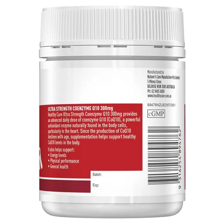 Healthy Care CoQ10 300mg Ultra Strength - 100 Capsules