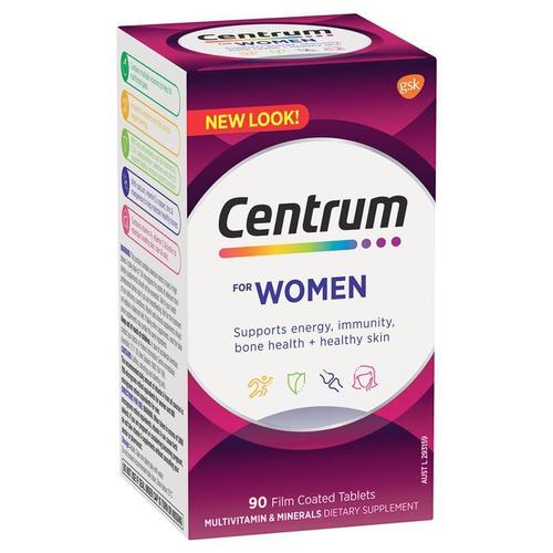 Centrum For Women - 90 Tablets