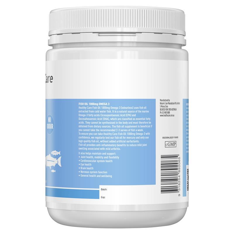 Healthy Care Fish Oil 1000mg Omega 3 - 400 Capsules