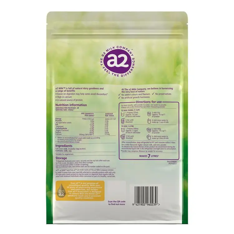 A2 Milk Powder Full Cream - 1kg
