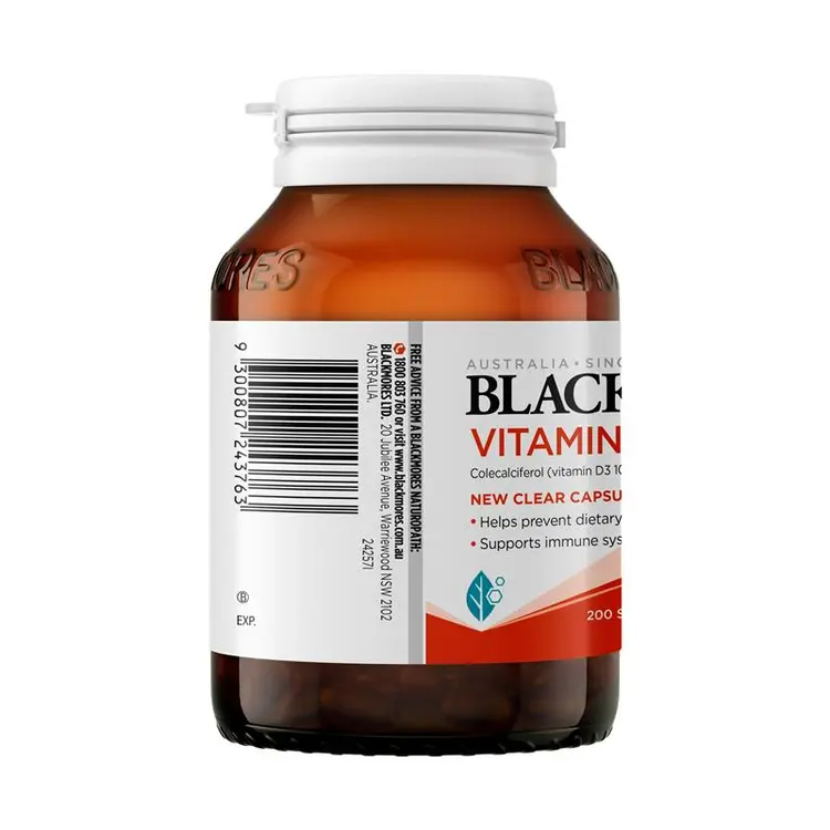 Blackmores Vitamin D3 1000 IU - 200 Capsules
