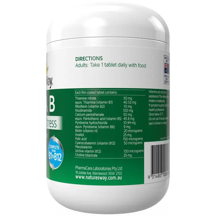 Natures Way Mega B Executive Stress - 200 Tablets