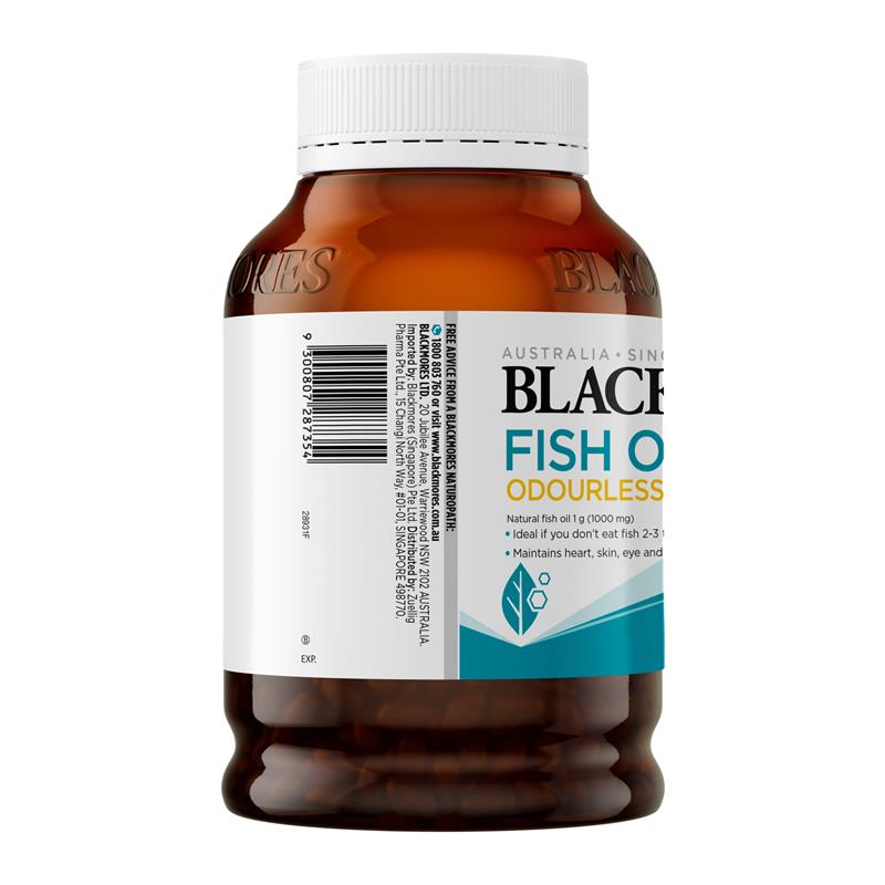 Blackmores Odourless Fish Oil 1000mg - 400 Capsules