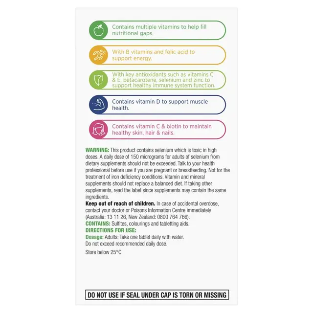 Centrum Advance For Adults - 100 Tablets