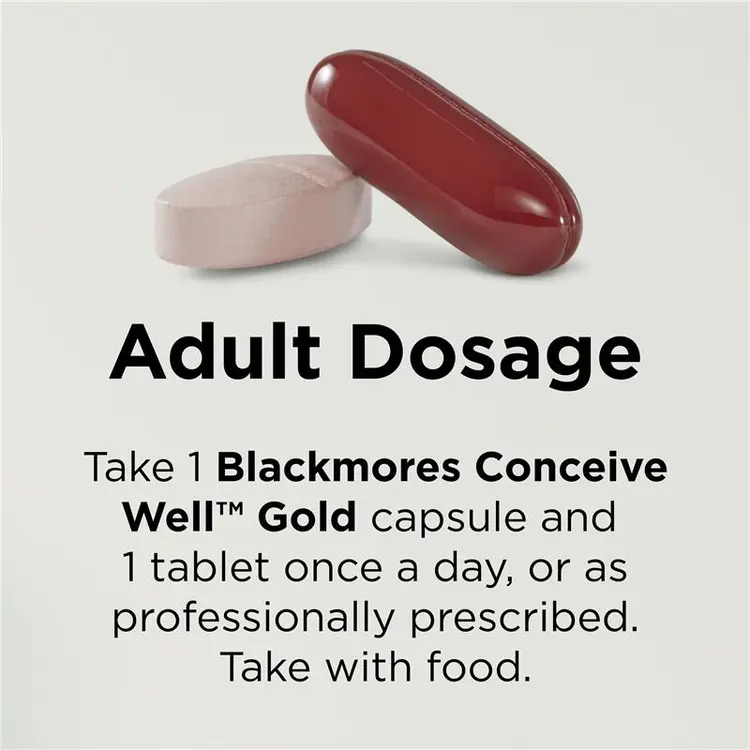 Blackmores Conceive Well Gold - 28 Tabs & 28 Caps