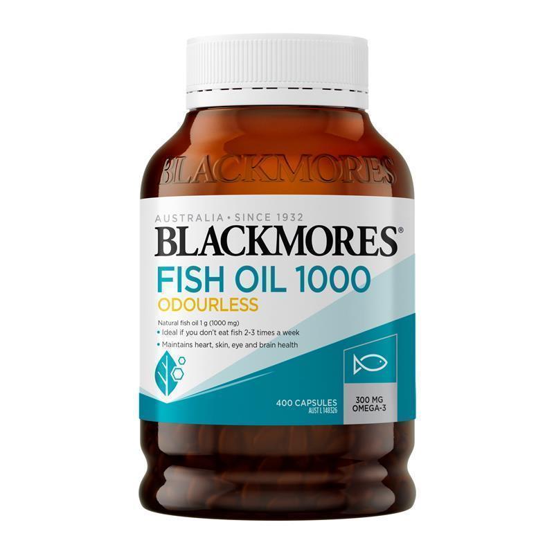 Blackmores Odourless Fish Oil 1000mg - 400 Capsules