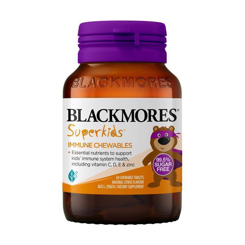 Blackmores Superkids Immune Chewable - 60 Chew Tabs