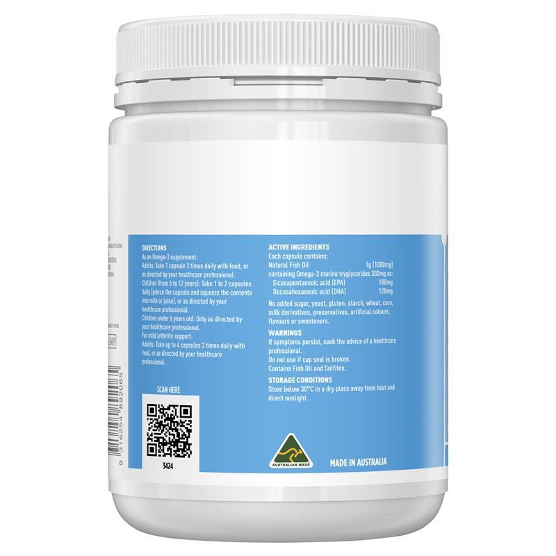 Healthy Care Fish Oil 1000mg Omega 3 - 400 Capsules