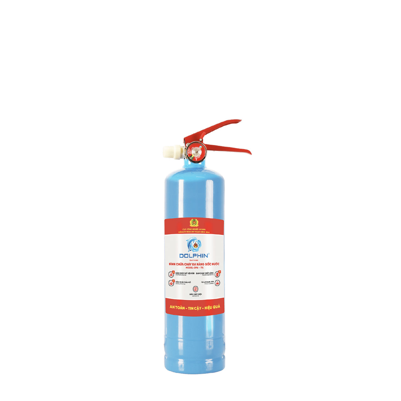 Bình chữa cháy mini Dolphin 1 lít gốc nước DPA-T1L