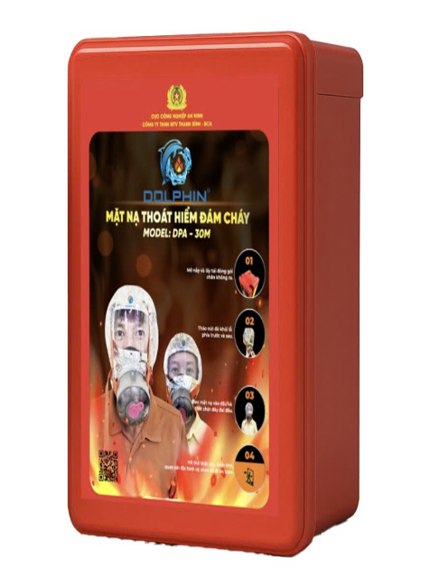 Mặt nạ phòng khói độc thoát hiểm đám cháy Dolphin DPA-30M