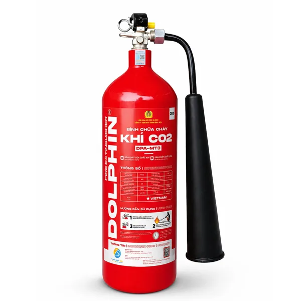  Bình chữa cháy khí CO2 3kg MT3 Dolphin (Thanh Bình-BCA)