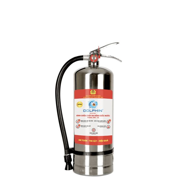 Bình chữa cháy inox Dolphin gốc nước 3.5 lít DPA-I3PL