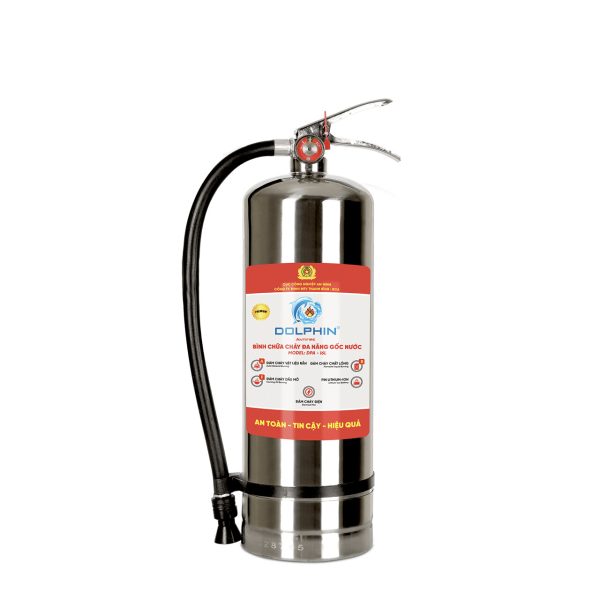 Bình chữa cháy inox Dolphin gốc nước 6.5 lít DPA-I6PL