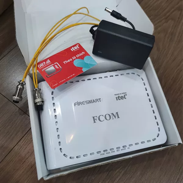 Thiết bị truyền tin báo sự cố FireSmart Fcom1 (Tủ trung tâm)