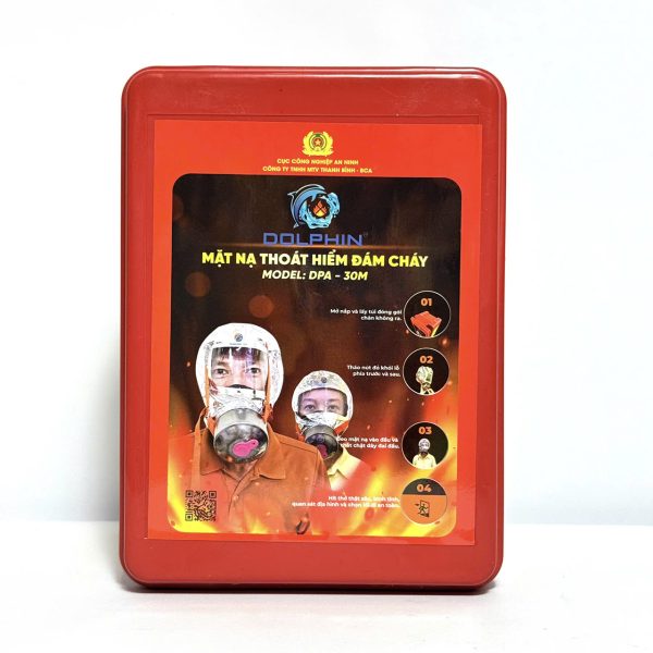 Mặt nạ phòng khói độc thoát hiểm đám cháy Dolphin DPA-30M