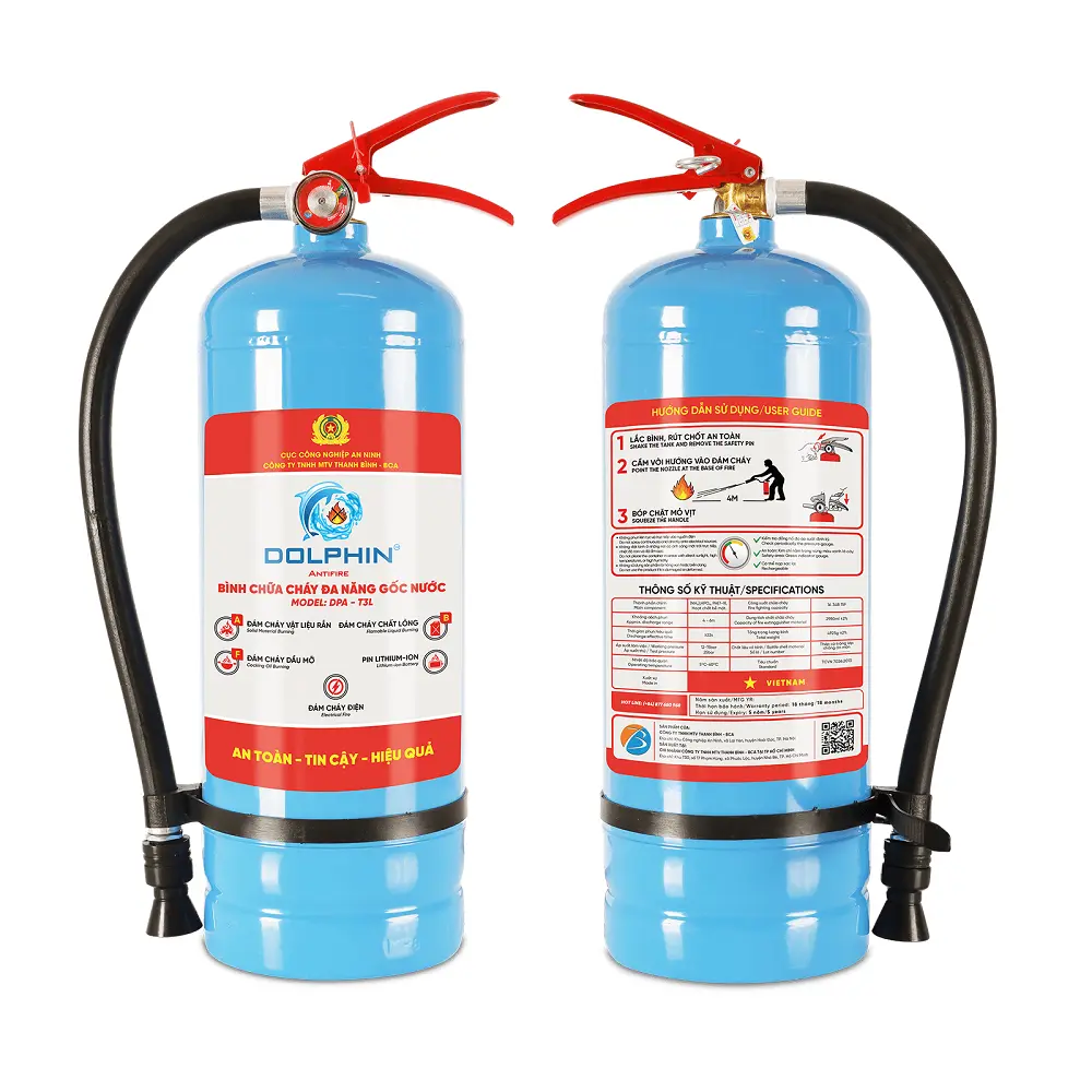 Bình chữa cháy Dolphin 3.5 lít gốc nước DPA-T3PL
