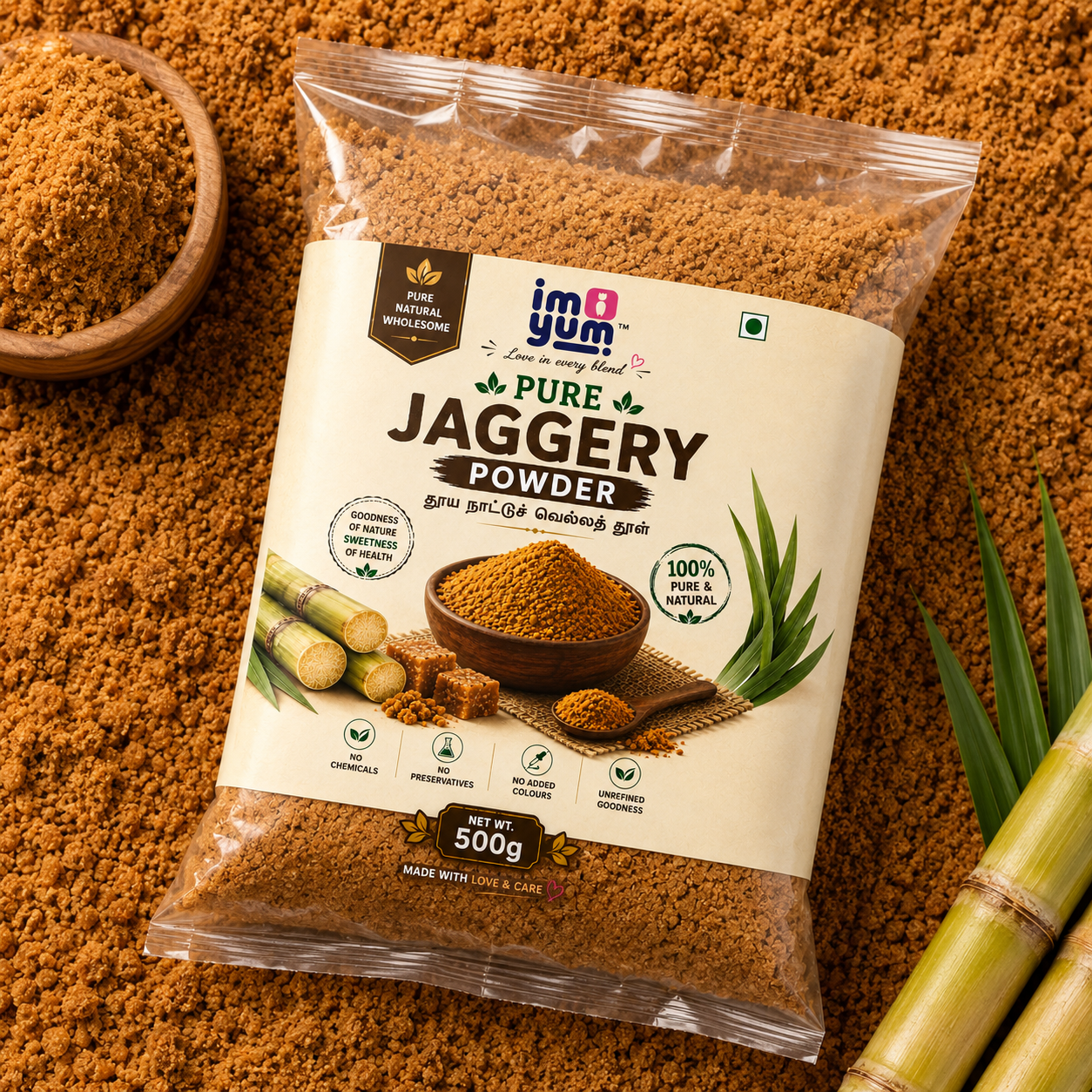 Pure Jaggery Powder