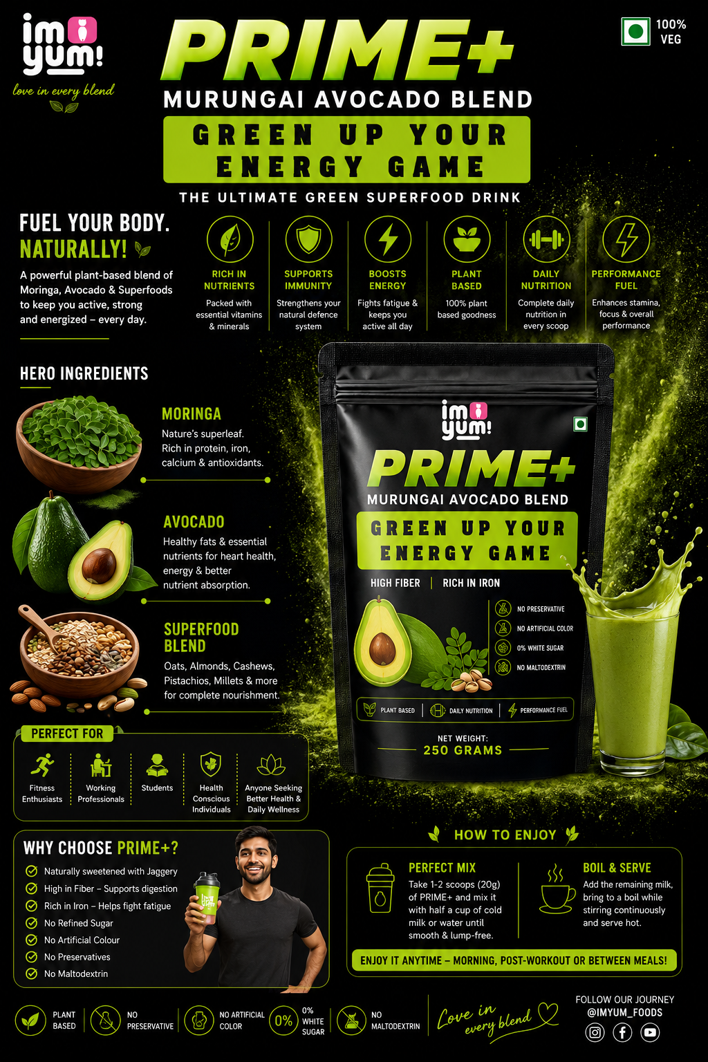 Prime+ Murungai Avocado Blend