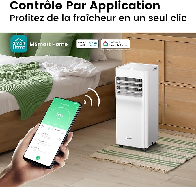 COMFEE' Climatiseur Mobile 7000 BTU/h 2kW