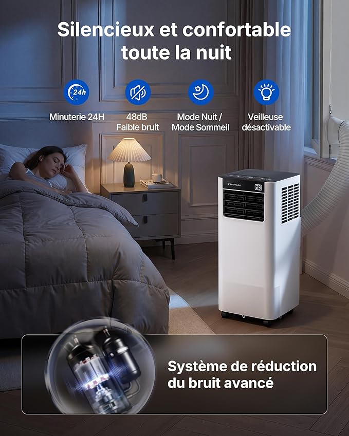 Climatiseur mobile compact