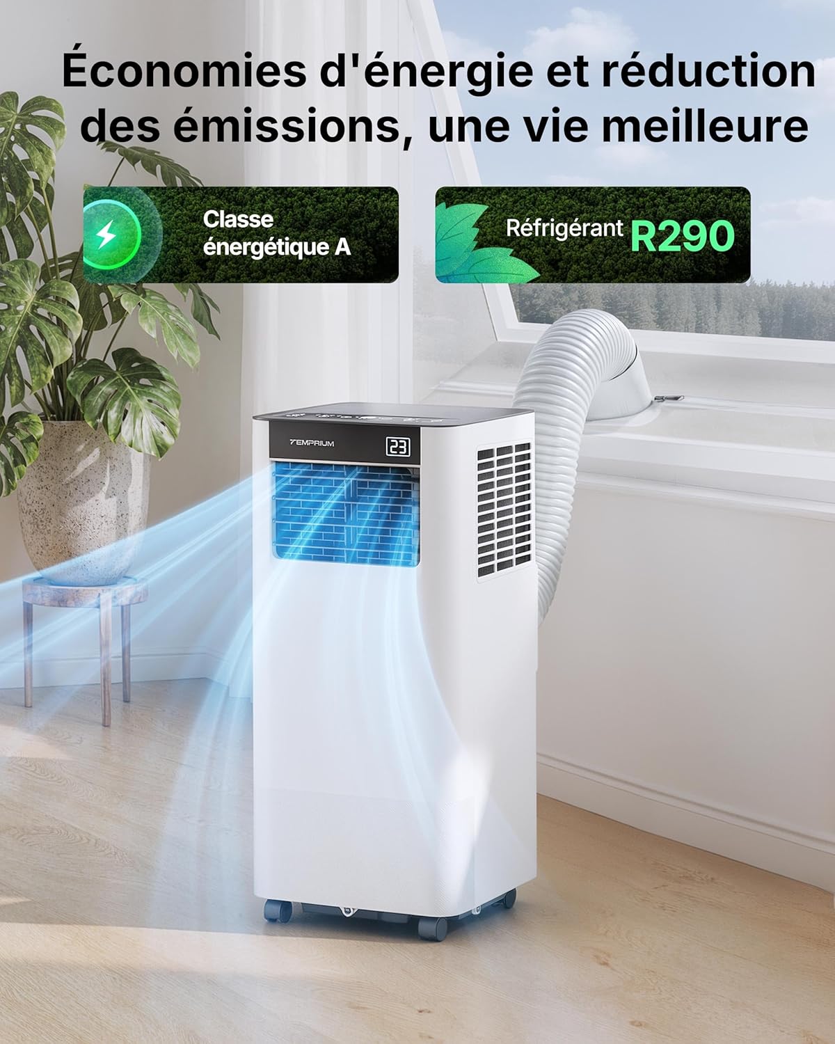 Climatiseur mobile compact