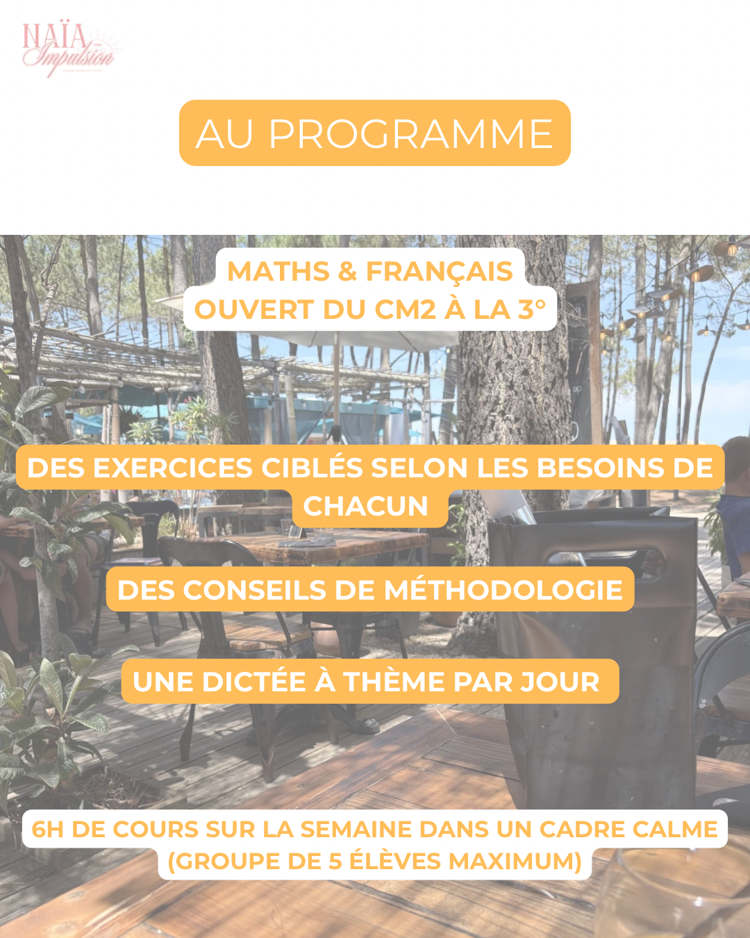 Stage JUILLET 2026