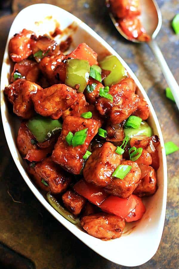 Chili Paneer Dry
