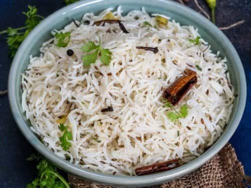 Steamed Jeera Rice