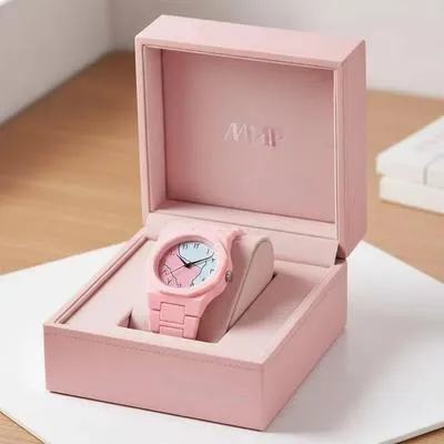Pink Women's Carbon Fiber Analogue Watch 40mm – Stylish Quartz Wrist Watch for Ladies in Pakistan | Lureena