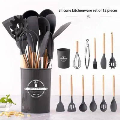 Silicone Utensil Set for Kitchen 12pcs