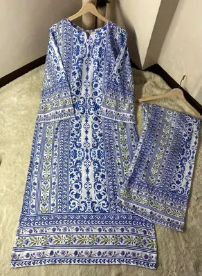 2 Pcs Stitched lawn suits for women in pakistan