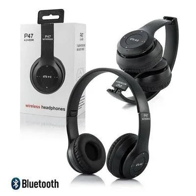 Wireless Bluetooth Headphones P47 Black