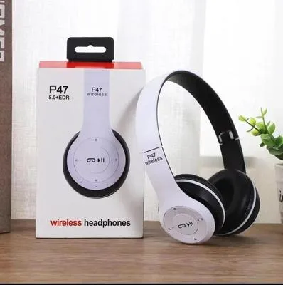 P47 Wireless Headphones Black