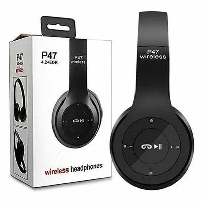 Wireless Bluetooth Headphones P47 Black