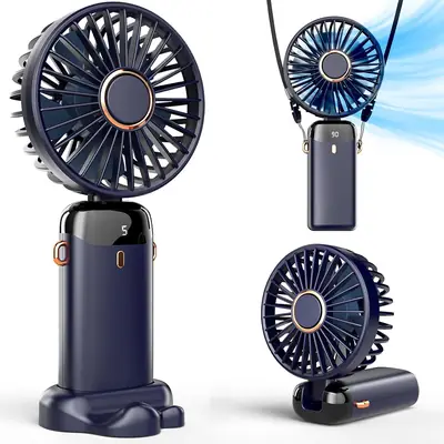 Foldable Rechargeable Fan – Portable USB Mini Desk & Handheld Fan in Pakistan | Lureena