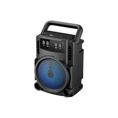 Bluetooth Speaker with Blue LED Grille – Portable Wireless Rechargeable Speaker in Pakistan | Lureena
