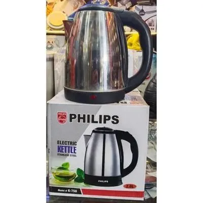 Electric Kettle 2L Stainless Steel Black – Fast Boil Electric Tea Kettle in Pakistan | Lureena