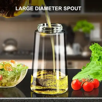 Premium Glass Oil Spray Bottle 