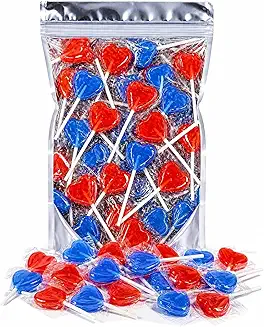 Heart Shaped Lollipops Bulk Pack