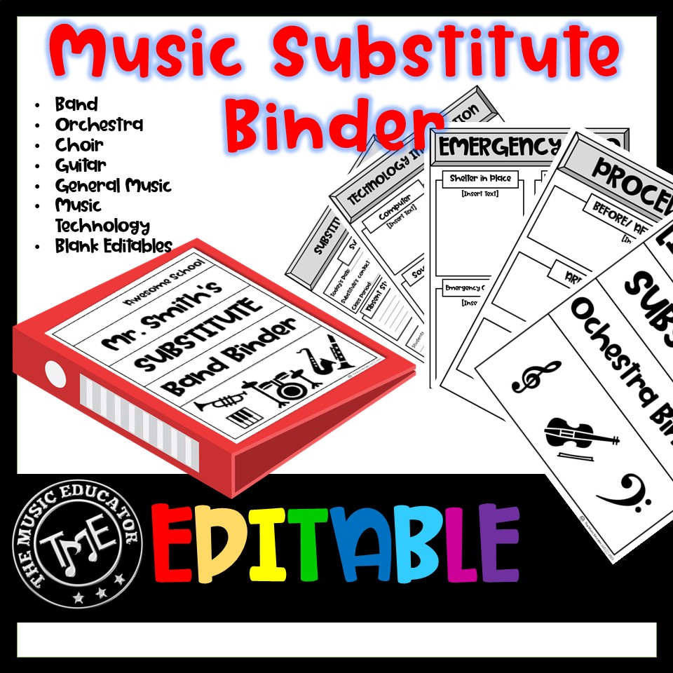 Music Substitute Binder