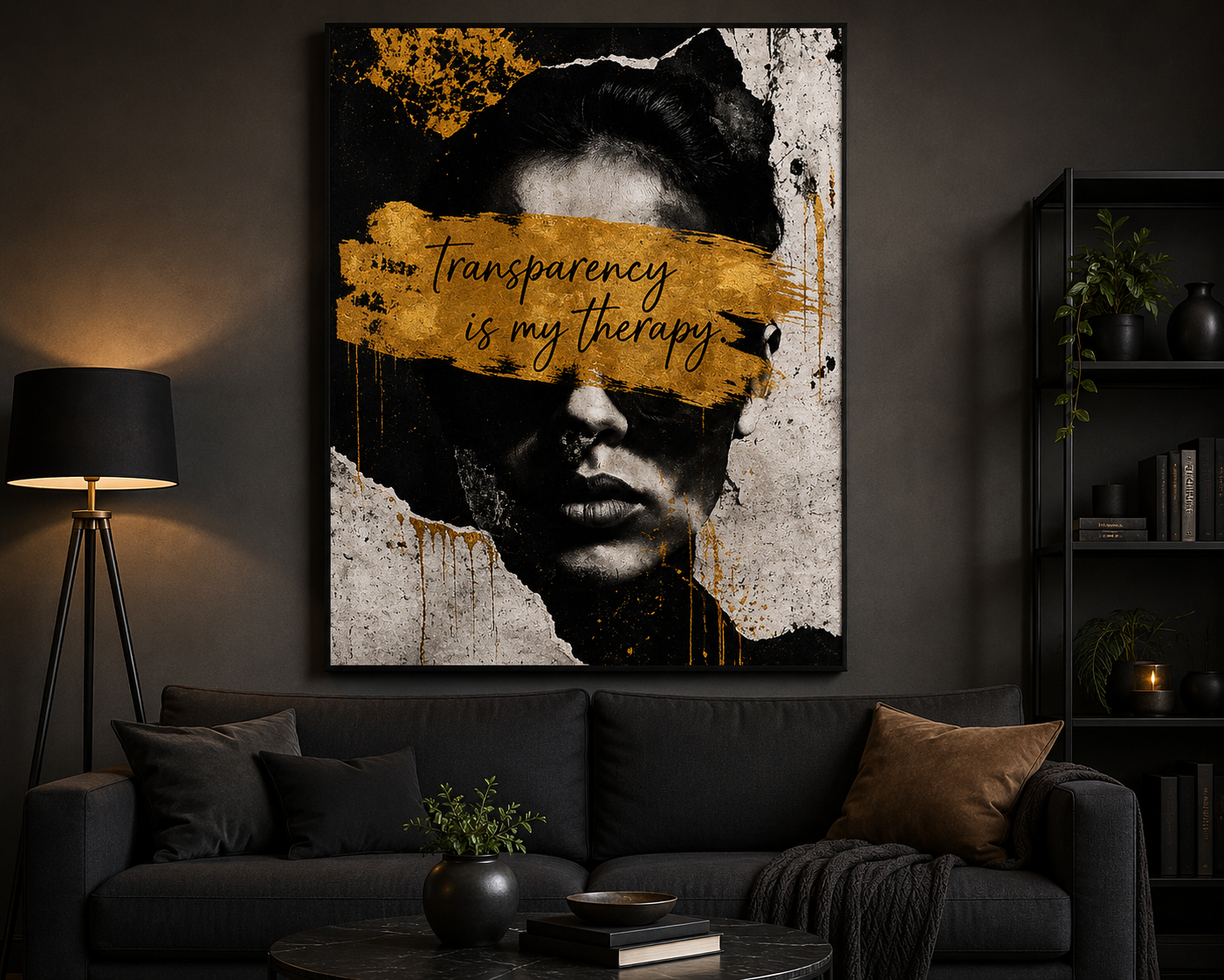 Transparency Is My Therapy™ | Premium Inspirational Wall Art by Johnnie Moutra III