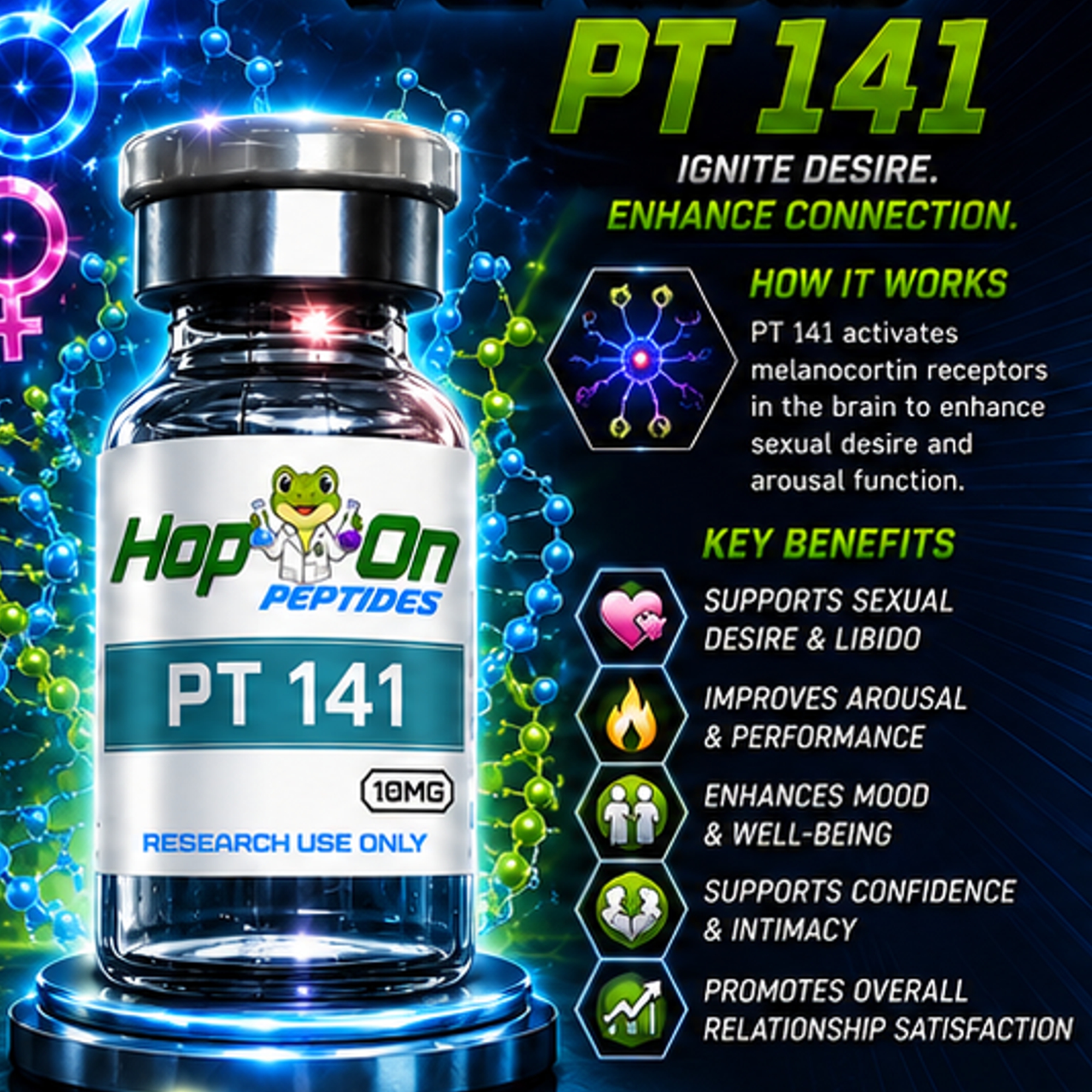 PT 141 Peptide - Research Use Only