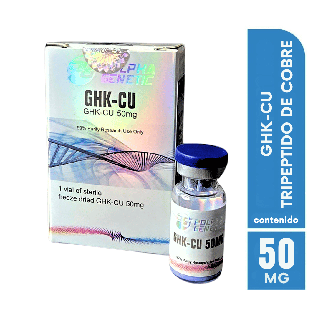 Péptido GHK-Cu (Tripéptido de cobre) 50 MG Liofilizado Polpha Genetic