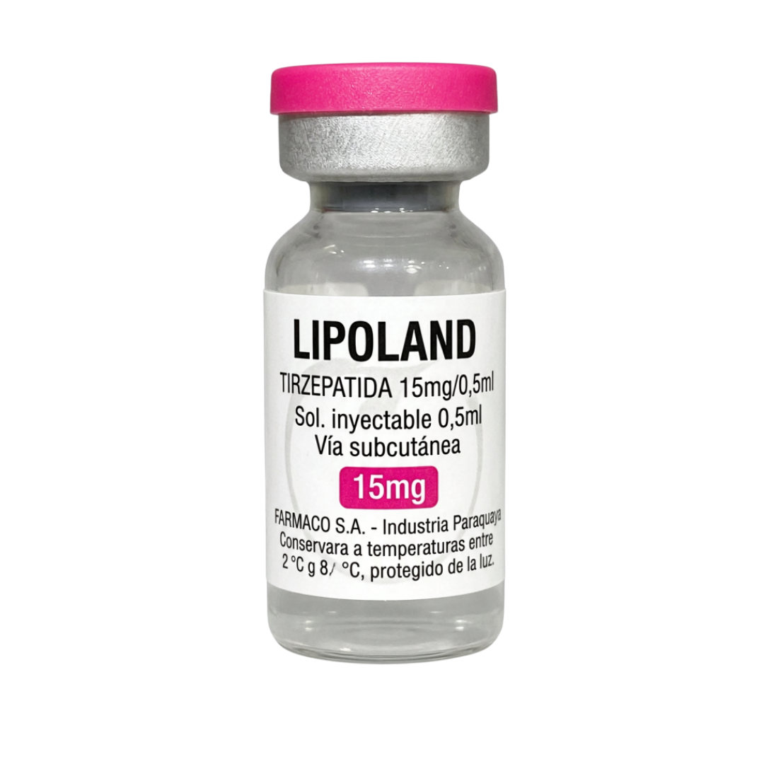 Peptido Mounjaro Tirzepatida Lipoland 60mg 4 viales de 15mg 0.5ml Landerlan Gold